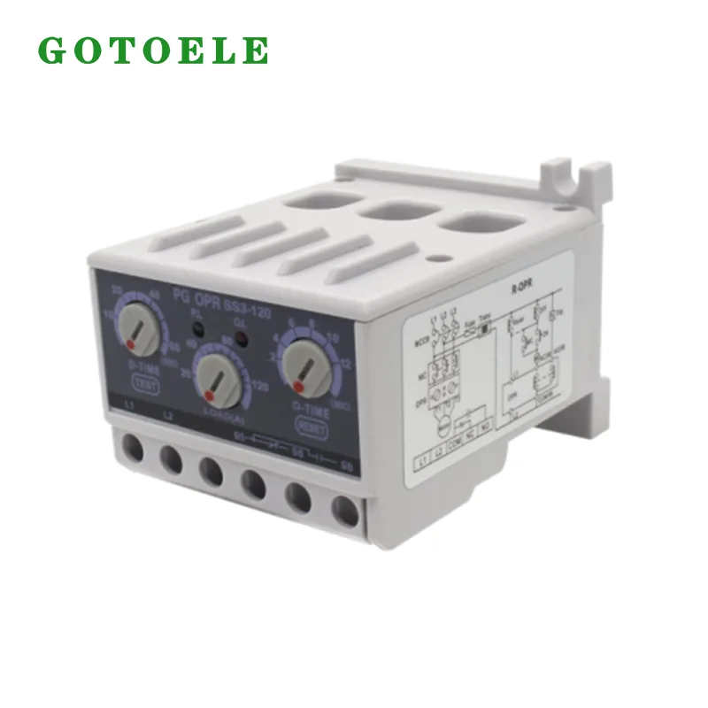 PG OPR-SS3-120 elektronikus motor túlterhelés relé